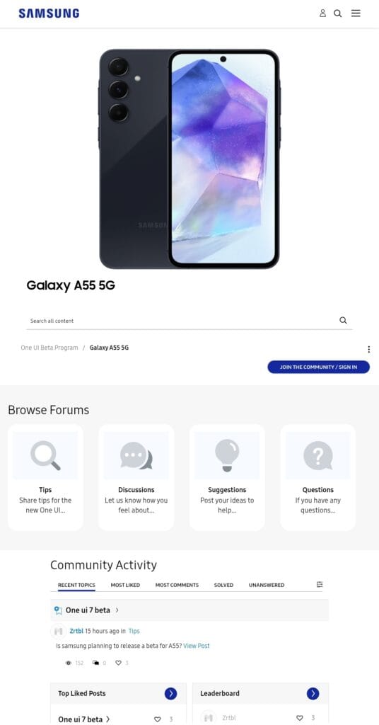 One UI 7: Beta & When Your Galaxy Will Get it? 4 Screenshot 20250302 193512 Chrome