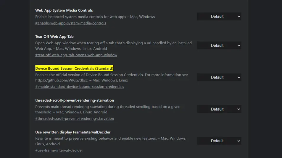 Say Goodbye to Hijacking with Chromium's New Credentials 3 Device-bound credentials in Microsoft Edge, a Chromium-based browser.
