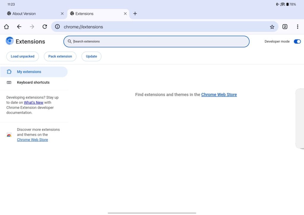 A Special Version Of Chrome For Android Supports Extensions; Here Is A First Look 3 Screenshot 2025 04 03 11 23 16 53 f9ee0578fe1cc94de7482bd41accb329