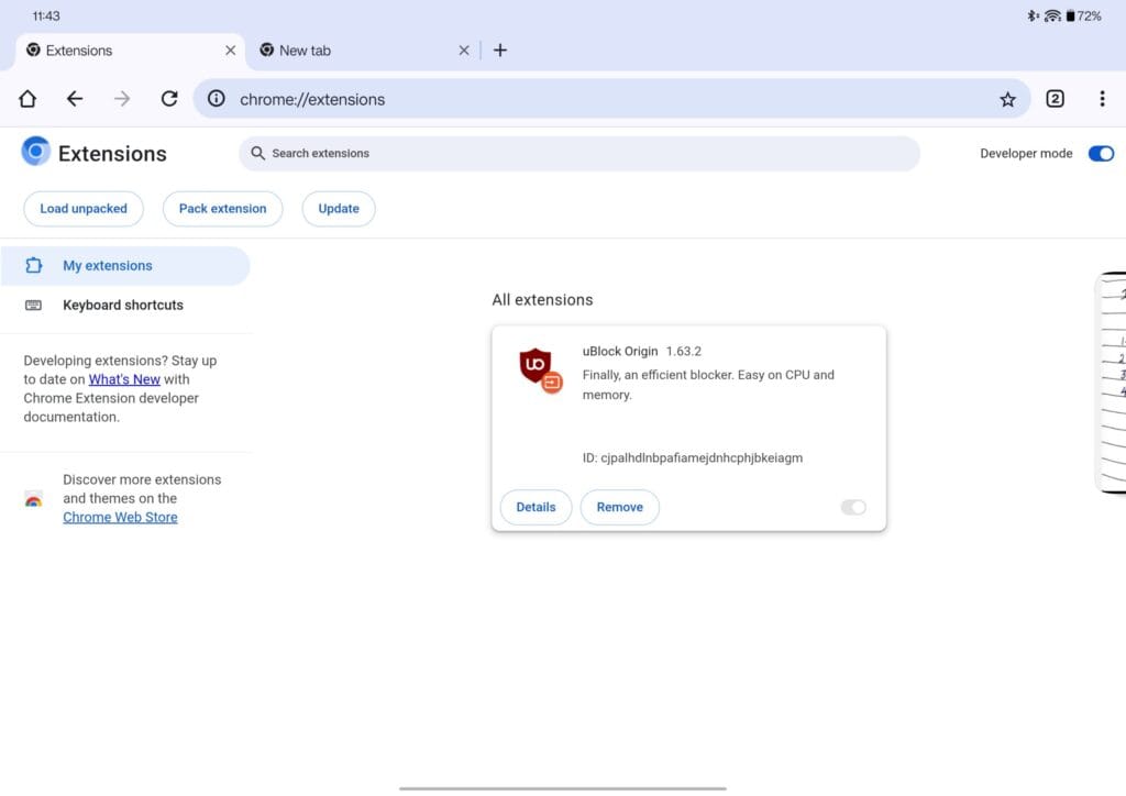 A Special Version Of Chrome For Android Supports Extensions; Here Is A First Look 4 Screenshot 2025 04 03 11 43 58 69 f9ee0578fe1cc94de7482bd41accb329