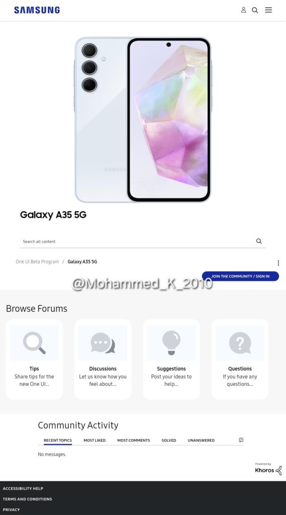 One UI 8 Beta Forum for Galaxy A35 & A54 Created! 3 1000030376