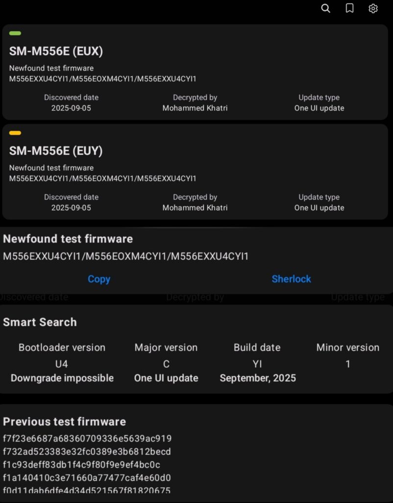 Samsung begins One UI 8 Testing for the Galaxy M55 2 1000030995